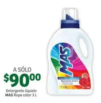 Soriana Mercado Detergente Líquido Mas Ropa Color 3L oferta