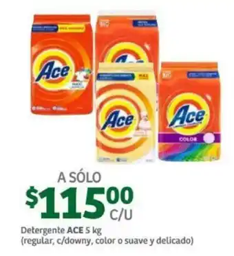 Soriana Mercado Detergente Ace 5kg oferta