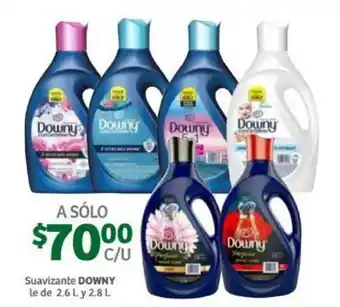 Soriana Mercado Suavizante Downy 2.6L y 2.8L oferta