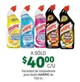Soriana Mercado Variedad de Limpiadores para Baño Harpic 750ml oferta