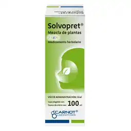 Farmacias YZA SOLVOPRET JARABE 100 ML oferta