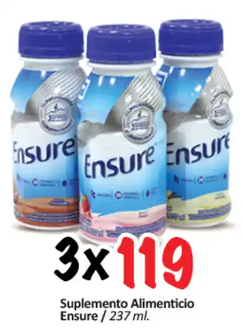 Suplemento Alimenticio Ensure 3x237ml
