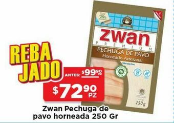 HEB Pechuga de pavo zwan oferta