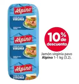 Zorro Alpino jamon virginia pavo oferta