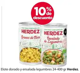 Zorro Herdez elote dorado y ensalada legumbres oferta