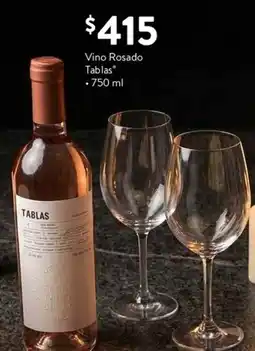 Walmart Express Tablas vino rosado oferta