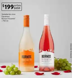 Walmart Express Bornos Frizzante vinos espumoso oferta