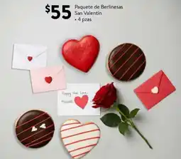 Walmart Express San Valentin paquete de berlinesas oferta