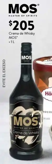 MOS crema de whisky