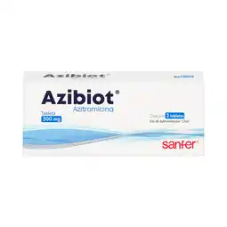Farmacias Bazar AZIBIOT 500MG 3 TABLETAS oferta