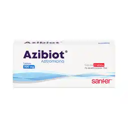 Farmacias Bazar AZIBIOT 500MG 5 TABLETAS oferta