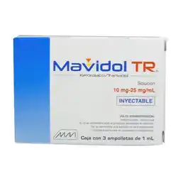 Farmacias YZA Mavidol Tr Solucion Inye 10Mg/25Mg 3 Amp oferta