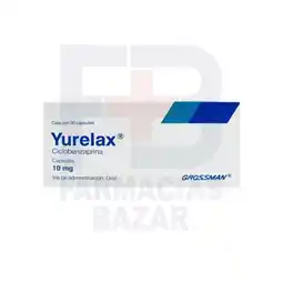 Farmacias Bazar YURELAX 10MG 30 CAPSULAS(DES) oferta