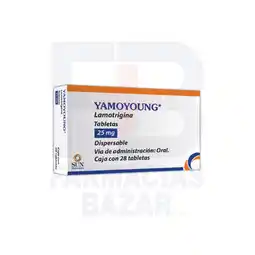 Farmacias Bazar YAMOYOUNG 25MG 28 TABLETAS oferta