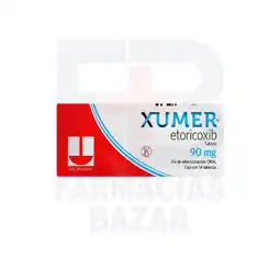 Farmacias Bazar XUMER 90MG 14 TABLETAS oferta