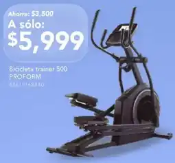 City Club Proform bicicleta trainer 500 oferta