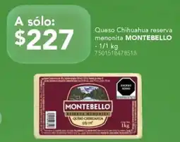 City Club Montebello queso chihuahua reserva menonita oferta