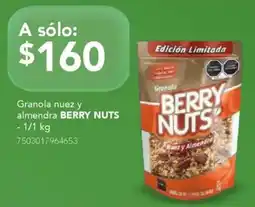 City Club Berry Nuts granola nuez y almendra oferta