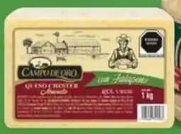City Club Campo de Oro queso chester con jalapeño oferta