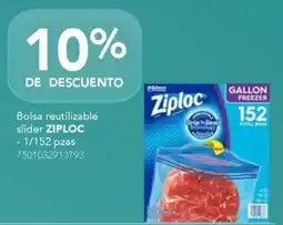 City Club Ziploc bolsa reutilizable slider oferta