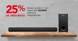 City Club Kegner Equipo sonido 2.1 con subwoofer oferta