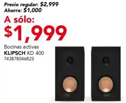 City Club Klipsch KD 400 bocina activas oferta