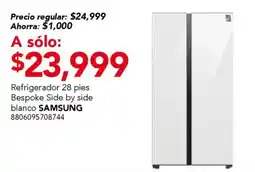 City Club Samsung refrigerador 28 pies bespoke side by side oferta