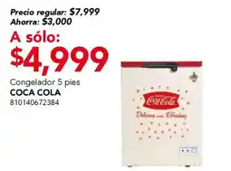 City Club Coca Cola congelador 5 pies oferta