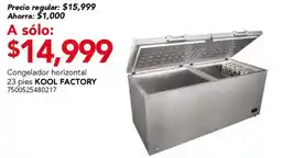 City Club Kool Factory congelador horizontal 23 pies oferta