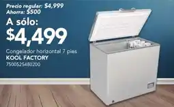 City Club Kool Factory congelador horizontal 7 pies oferta