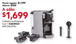 City Club Daewoo cafetera multicapsula 4 en 1 oferta