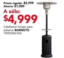 City Club Bornoto calefactor hongo para exterior oferta