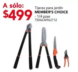 City Club Member's Choice tijeras para jardin oferta