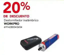 City Club Workpro destornillador inalambrico oferta