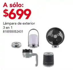 City Club Lampara de exterior 3 en 1 oferta