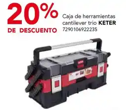 City Club Keter caja de herramientas cantilever trio oferta