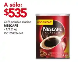 City Club Nescafé clásico café soluble oferta