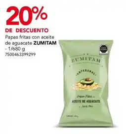 City Club Zumitam papas fritas con aceite de aguacate oferta