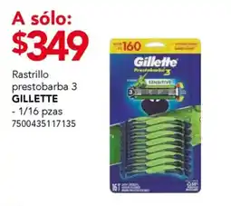 City Club Gillette rastrillo prestobarba 3 oferta