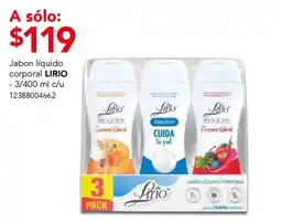 City Club Lirio jabon liquido corporal oferta