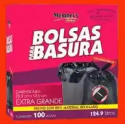 City Club Bolsas para basura 124 L oferta