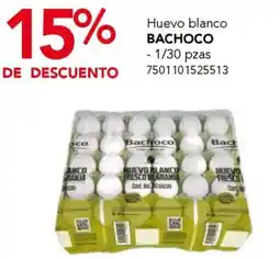 City Club Bachoco huevo blanco oferta