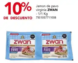 City Club Zwan jamon de pavo virginia oferta
