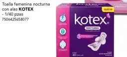 City Club Kotex toalla femenina nocturna oferta