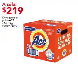 City Club Ace detergente en polvo oferta