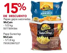 City Club McCain papas gajos o papa surecrisp oferta