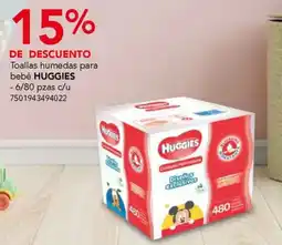 City Club Huggies toallas humedas para bebe oferta