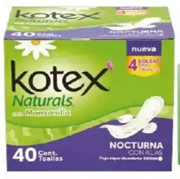 City Club Kotex toalla femenina anatomica oferta