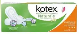 City Club Kotex toalla femenina nocturna con alas naturals oferta