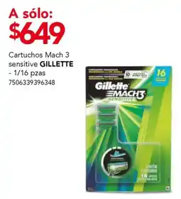 City Club Gillette Mach 3 sensitive oferta